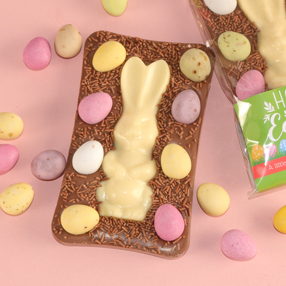 The Mini Egg Easter Bunny Chocolate Bar