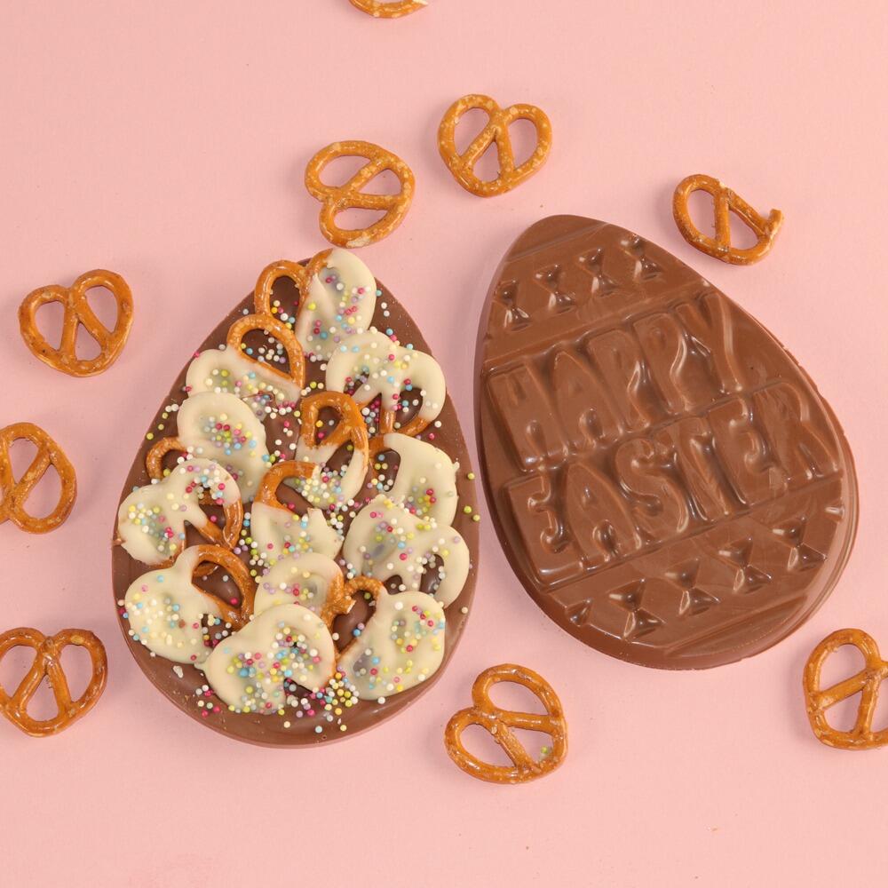 The Chocolate Pretzel Easter Egg Slab