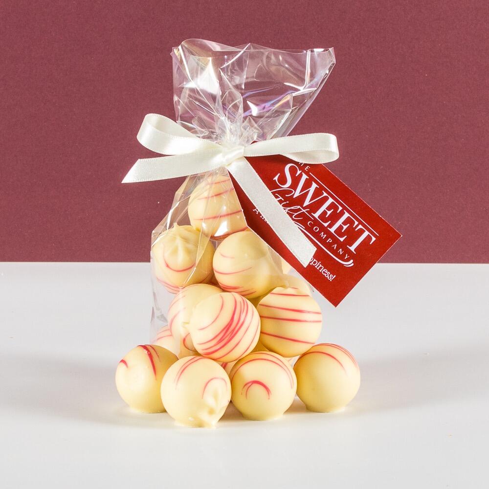 Strawberry White Chocolate Truffles