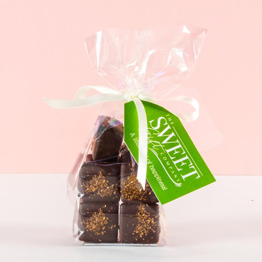 Dark Chocolate Salted Caramel Truffles