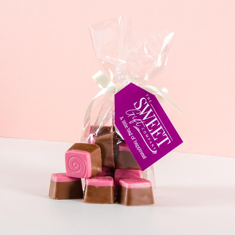 Raspberry Milk Chocolate Truffles