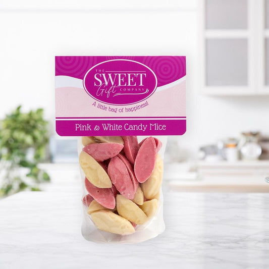 Pink & White Candy Mice